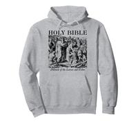 Holy Bible Catholic Protestant Art Miracle Loaves Fishes Pullover Hoodie