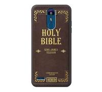 Holy Bible Cover King James Version Case Cover For LG K8 (2018), LG Aristo 2, LG Tribute Dynasty, LG Zone 4, LG Fortune 2, LG K8+, LG K9