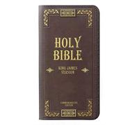 Holy Bible Cover King James Version PU Leather Flip Case Cover For Motorola Moto E6, Moto E (6th Gen)