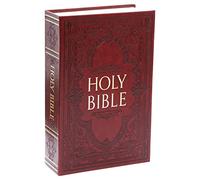 HOLY BIBLE Diversion Book Safe with Real Pages,Combination Lock Box,Secrect Hidden Safe with Key Lock,Portable Metal Safe Box