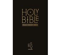 Holy Bible: English Standard Version (ESV) Anglicised Pew Bible (Black Colour)