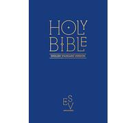 Holy Bible - English Standard Version (ESV) Anglicised Pew Bible - Blue Colour