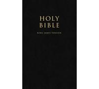 HOLY BIBLE: King James Version (KJV) Popular Gift & Award Black Leatherette Edition