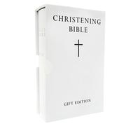 HOLY BIBLE: King James Version (KJV) White Pocket Christening Edition