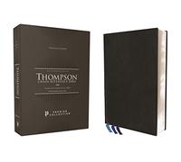 Niv, Thompson Chain-Reference Bible, Premium Goatskin Leather, Black, Premier Collection, Black Letter, Art Gilded Edges, Comfort Print: New ... Chain-reference Bible: Premier Collection