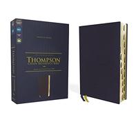 Holy Bible: New International Version, Leathersoft, Navy, Thompson Chain-reference Bible