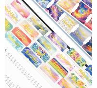 Holy Bible Tabs for Women and Men, 66 Laminated Position Index Tabs, Large Print Easy-to-Read Bible Markers, Study Bible Book Labels for Quick Navigation. Cloud