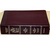 Holy Bible: The Niv Study Bible/10th Anniversary Edition/Large Print/Burgundy Bonded Leather/Plain