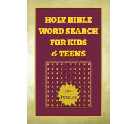 Holy Bible Word Search For Kids & Teens: Easy Bible Word Search Puzzles For Faith And Relaxation | 6 by 9 inches, 112 Pages | 50+ Puzzles | Solutions Included