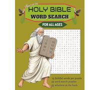 Holy Bible Word Search: Inspirational Bible Word Search | 55 Devotional Bible Word Search for All Ages | The Words of Jesus (Brain Games - Bible)