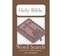Holy Bible Word Search Puzzle Book: Word Searches with Easy to Read Print about the Bible, Christianity, Bible Verses and more | 6x9 Inches, 110 ... Gift for Vacations, Holidays, and Free Times