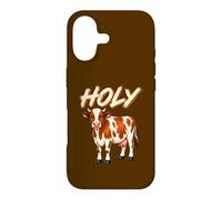 Holy Brown Cow Funny Farm Animal Lover Wordplay Pun Humor Case for iPhone 17