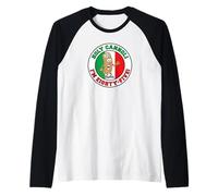 Holy Cannoli I'm Eighty-Five Italian Flag Colors Raglan Baseball Tee