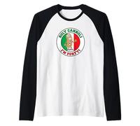 Holy Cannoli I'm Forty Italian Flag Colors Raglan Baseball Tee