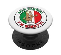 Holy Cannoli I'm Ninety Italian Flag Colors PopSockets Adhesive PopGrip
