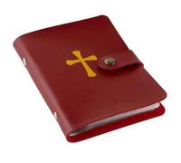 Holy Card Holder, Prayer Cards Holder Carrying Case up to 40 Cards, PU Leather Multi Wallet with Religious Cross, Portable Wallet - Bible Accessory for Heart Dialogue Pray