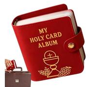 Holy Card Holder with 20 Sleeves Portable Carrying Case Booklet