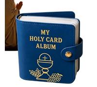 Holy Card Wallet with 20 Sleeves Portable Carrying Case Booklet