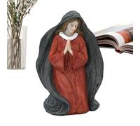 Holy Carving - Elegant Tabletop Figurine - Ecclesiastical Spiritual Trinket - Strongweight Holy Lady Image - Sturdy Parish Altar Piece - Endurec Faith Shrines