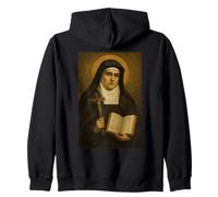 Holy Catholic Icon of St. Edith Stein Zip Hoodie