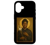 Holy Catholic Icon of St. Josephine Bakhita Case for iPhone 16
