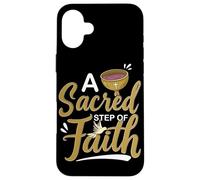 Holy Communion, A Sacred Step Of Faith, Christian Case for iPhone 16 Plus
