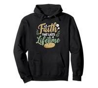Holy Communion, Faith That Lasts A Lifetime, Christian Pullover Hoodie