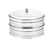 Holy Communion Trays for Churches with Lid, Set of 2, 80 Cup Silver Steel Stackable Communion Tray, Reusable Communion Cups, Church Sign Knob, Rust Proof, Dust Proof, Dishwasher Safe