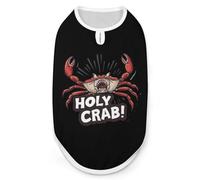 Holy Crab Dog and Cat Clothes Summer T-Shirt Graphic Vest Sleeveless Pet Tank Top