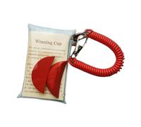 Holy Cup Keychain - Winning Cut Coin Purse | Lightweight Keychain with Spring Rope, Chinese Style Pendant for Tote Bags and Backpacks