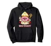 Holy Donut for Catholic Christian Religious Jesus Lovers Pullover Hoodie