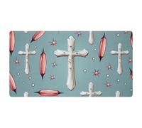 Holy Easter Cross-1025 Kitchen Mat,Cushioned Waterproof Kitchen Rug, Non Slip Comfort Kitchen Rug for Kitchen Decor Sink Office,15.7"x29.5"in