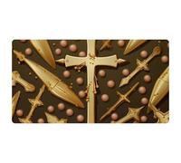 Holy Easter Cross-1100 Kitchen Mat,Cushioned Waterproof Kitchen Rug, Non Slip Comfort Kitchen Rug for Kitchen Decor Sink Office,15.7"x29.5"in