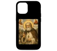 Holy Eastern Orthodox Icon of St Seraphim Case for iPhone 12/12 Pro