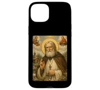 Holy Eastern Orthodox Icon of St Seraphim Case for iPhone 15 Plus