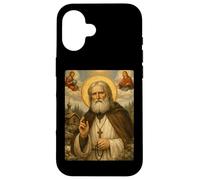 Holy Eastern Orthodox Icon of St Seraphim Case for iPhone 16