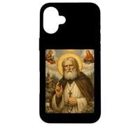 Holy Eastern Orthodox Icon of St Seraphim Case for iPhone 16 Plus