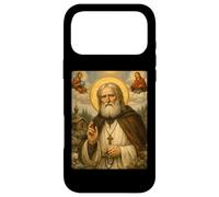 Holy Eastern Orthodox Icon of St Seraphim Case for iPhone 17 Pro Max