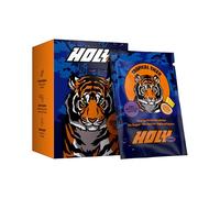 HOLY Energy Gaming Booster 10 Tasting Box “Tropical Tiger” with passion fruit & pineapple flavour | 10 portions with NewCaff & green tea extract | Focus Drink | Vegan with 100% natural fruit flavours