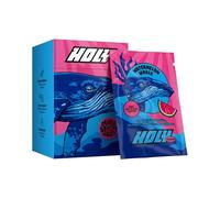 HOLY Energy Gaming Booster 10 Tasting Box “Watermelon Whale” with watermelon flavour powder | 10 portions with NewCaff & green tea extract | Focus Drink | Vegan with 100% natural fruit flavours