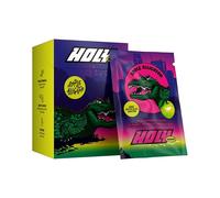 HOLY Energy Gaming Booster 10er Tasting Box “Apple Alligator” with sour apple flavour powder | 10 portions with NewCaff & green tea extract | Focus Drink | Vegan with 100% natural fruit flavours