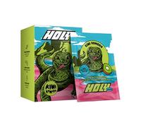 HOLY Energy Gaming Booster 10er Tasting Box “Kiwi Komodo” with Kiwi Flavour Powder | 10 portions with NewCaff & Green Tea Extract | Focus Drink | Vegan with 100% natural fruit flavours