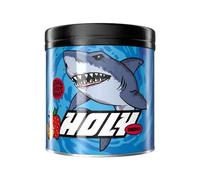 HOLY Energy Gaming Booster Flavour Powder | 50 portions with NewCaff & Green Tea Extract | Focus Booster - Focus Drink | Vegan with 100% natural fruit flavours (350 Grams, Strawberry Shark)