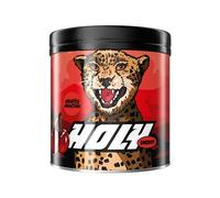 HOLY Energy Gaming Booster Flavour Powder | 50 portions with NewCaff & Green Tea Extract | Focus Booster - Focus Drink | Vegan with 100% natural fruit flavours (350 grams, Cherry Cheetah)