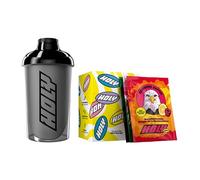 HOLY Energy Starter Set - Focus Drink | 2x7 portions with fruity, intense flavour | Boost with NewCaff & green tea extract | Vegan, sugar-free, 100% natural fruit flavours