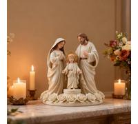 Holy Family Candle Mold, Jesus, Joseph and Virgin Mary Silicone Epoxy Resin Casting Molds for DIY Candle Making Wax Aromatherapy Soap, Home Decoration & Resin Craft