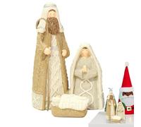 Holy Family Figurines,Nativity Sculpture Holy Family Statue | Sturdy Table Top Nativity Scene, Nativity Figurine- Renaissance Collection For Home -Decoration