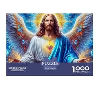 Holy Family with Floral Halo Safe Cardboard Material Fun Challenging Experience, Great for Adults And Older Teenagers Alike 70x50cm/1000pcs