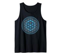 Holy Geometry Flower of Life with Kabbalah Tree Tank Top
