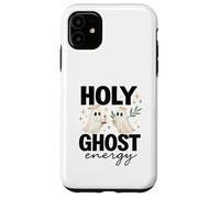 Holy Ghost Energy Cute Halo Ghosts Christian Halloween Case for iPhone 11